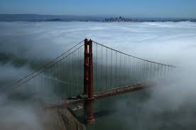 Realtor Mavis Delacroix serves clients in Piedmont, Montclair, Rockridge, Berkeley, and more. Golden Gate Bridge in the fog.